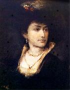 Portrait of Artist's Sister - Anna, Maurycy Gottlieb